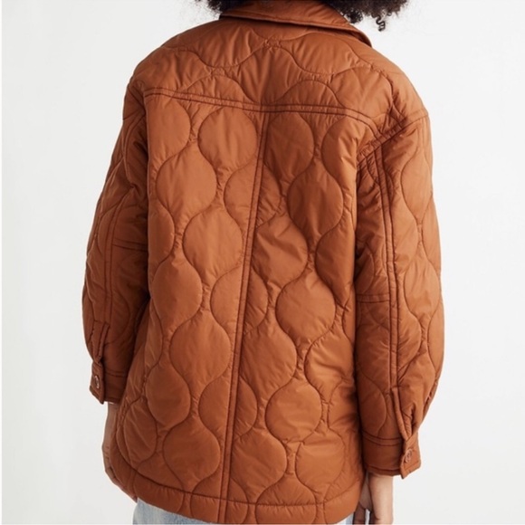 Madewell Brown Quilted Puffer Jacket - Picture 2 of 14
